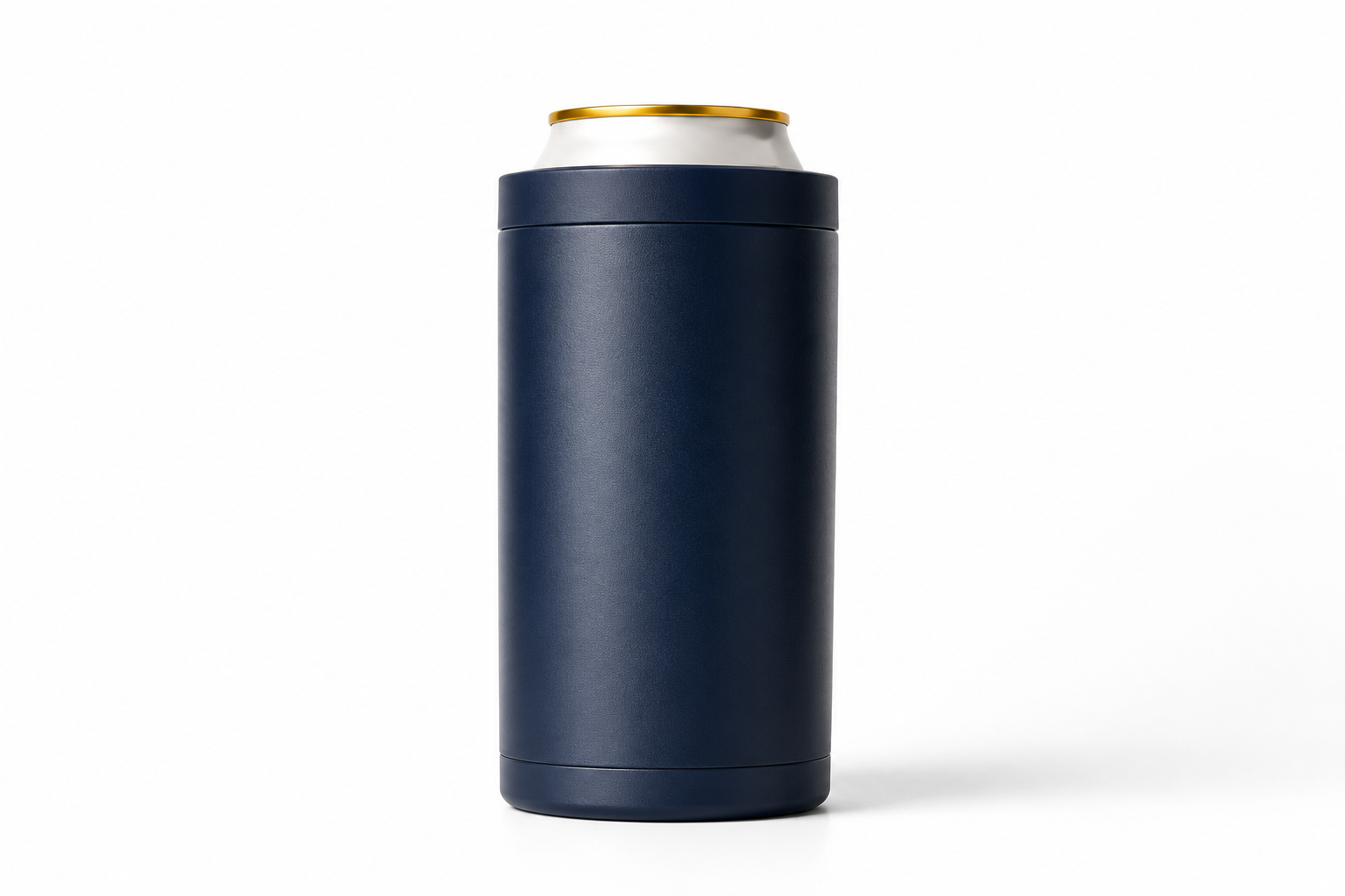 Premium 4-in-1 Can & Bottle Cooler - Navy Blue