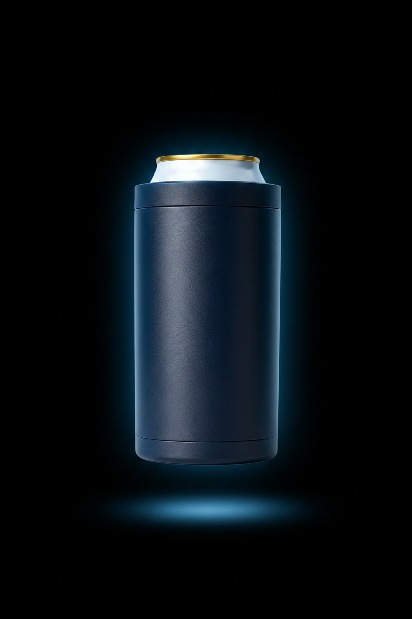 Navy Blue cooler - dark background